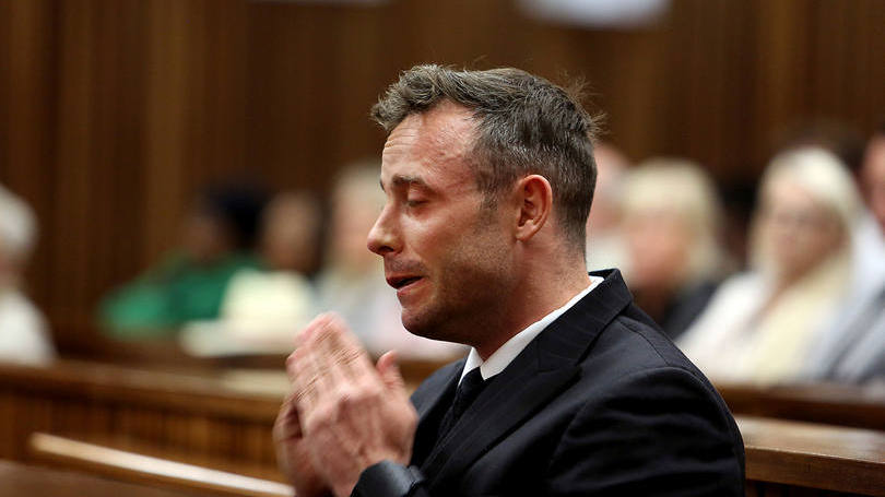 Pistorius: o esportista matou sua namorada com quatro tiros através da porta do banheiro de sua casa de Pretória, na madrugada de 14 de fevereiro de 2013