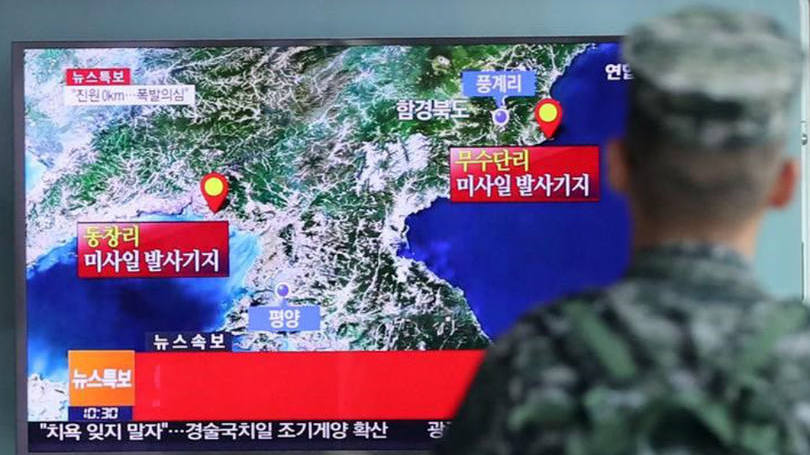Militar na Coreia do Sul: teste feito pelo Norte foi identificado pelo Sul a partir de um terremoto artificial de 5,3 graus gerado pela explosão