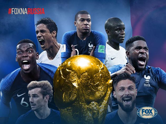 França aplica 4 a 2 na Croácia e fatura o bi da Copa do Mundo