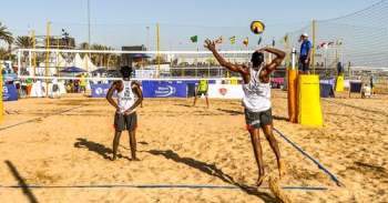 Dupla José Mondlane e Osvaldo Mungói  nas meias-finais  do Campeonato Africano de Voleibol de Praia